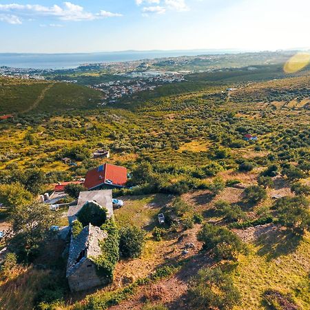Olive Garden House In Zrnovnica With A View & Bbq Villa Dış mekan fotoğraf